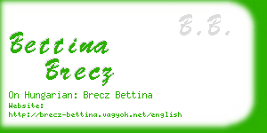 bettina brecz business card